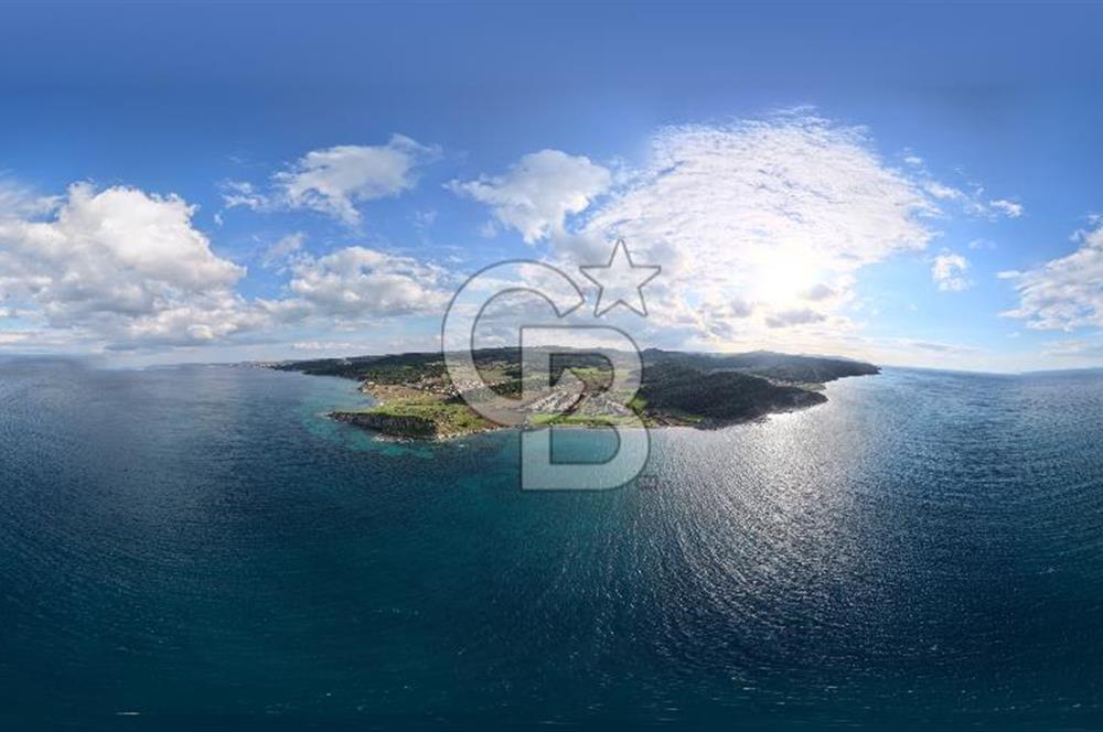 Saroz Körfezinde Denize Sıfır, Özel Koylu 4+1 Tripleks Villa