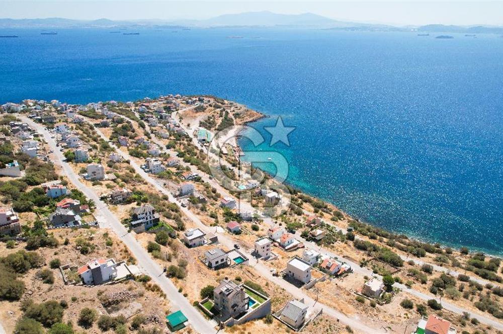 ÇANDARLI EYKO DA MUHTEŞEM DENİZ MANZARALI SATILIK ARSA