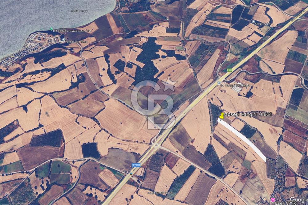 Çanakkale Kangırlı Deniz Manzaralı 12 Dönüm Tarla