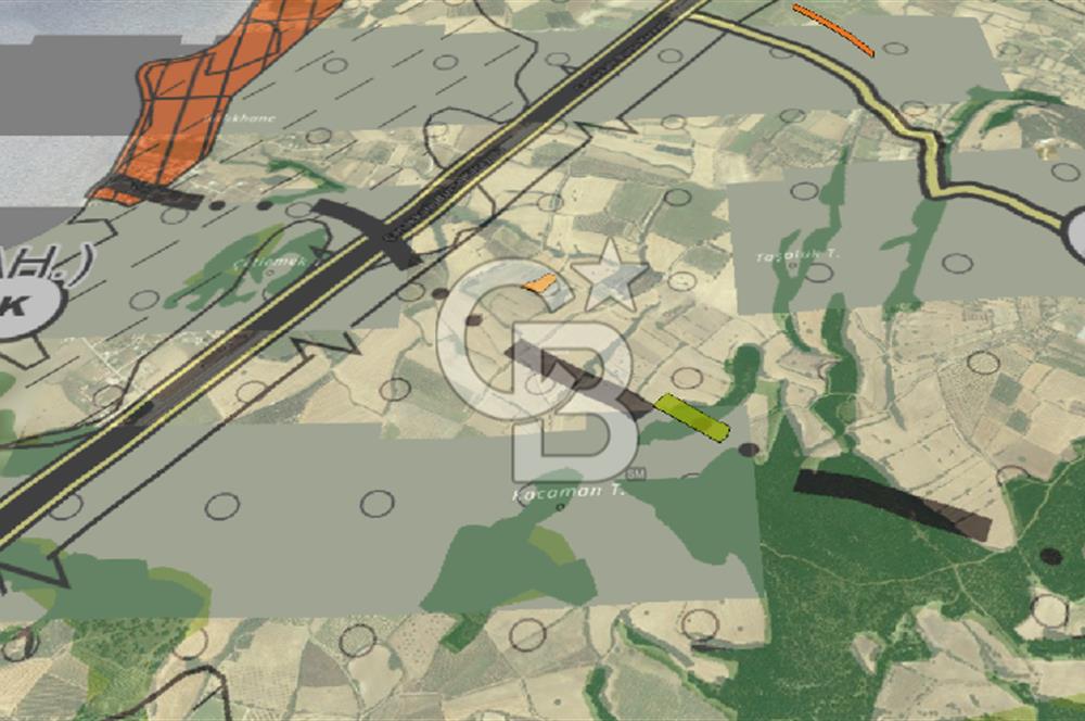 Çanakkale Kangırlı Deniz/Boğaz Manzaralı 13.550m2 Tarla