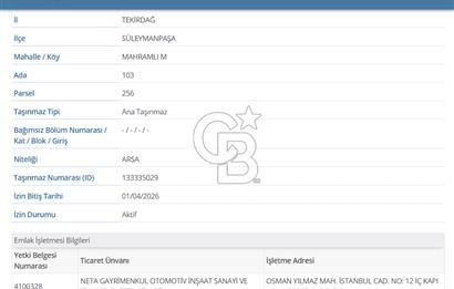 DOĞAL YAŞAMI ÖZLEYENLERE TEKİRDAĞ SÜLEYMANPAŞA MAHRAMLI'DA ..
