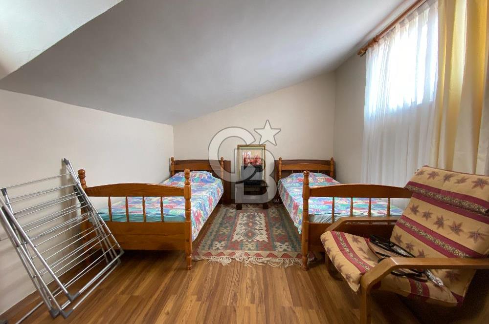 Saroz Körfezinde Denize Sıfır, Özel Koylu 4+1 Tripleks Villa