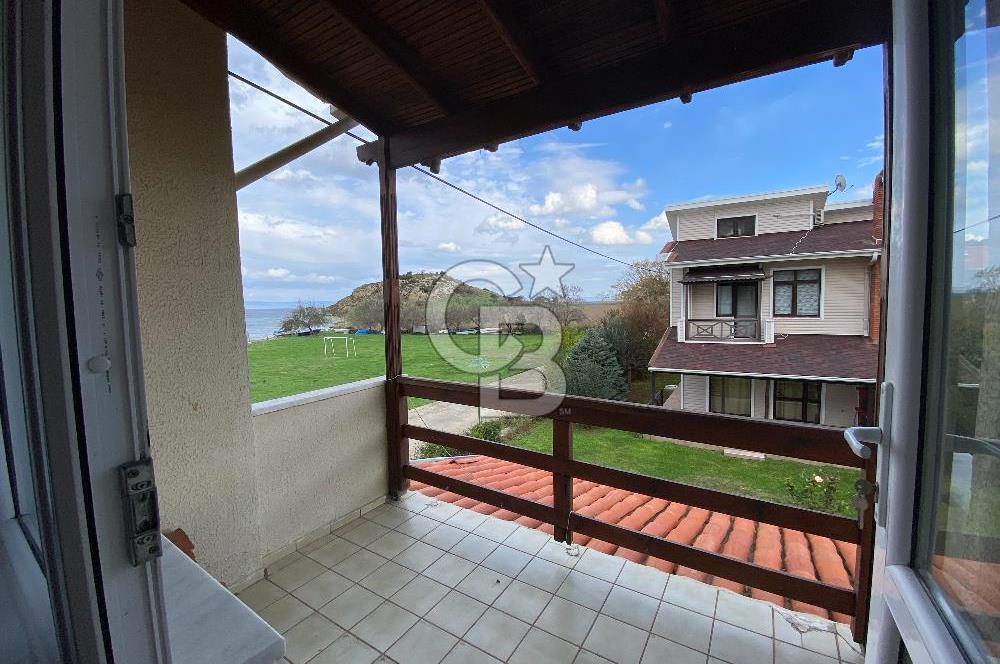 Saroz Körfezinde Denize Sıfır, Özel Koylu 4+1 Tripleks Villa