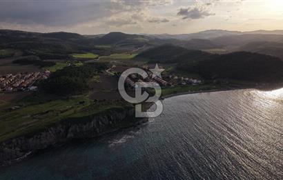 Saroz Körfezinde Denize Sıfır, Özel Koylu 4+1 Tripleks Villa