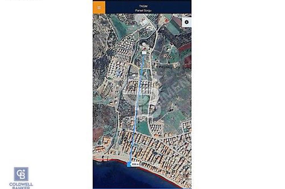 ÇANDARLI MERKEZDE, DENİZ MANZARALI 440M2 FIRSAT ARSA