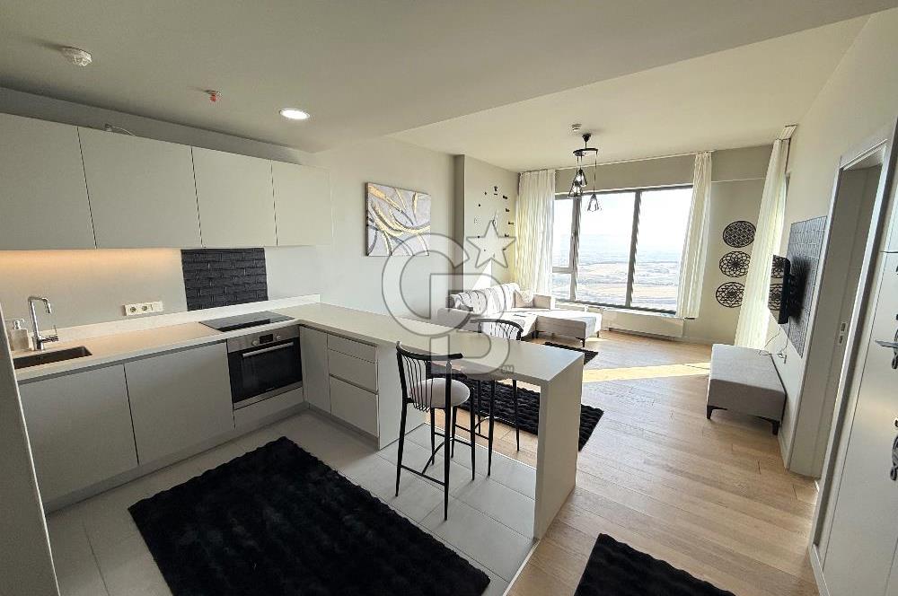 İNCEK LOFT SİTESİ EŞYALI KİRALIK 1+1 BALKONLU BÜYÜK TİP DAİRE