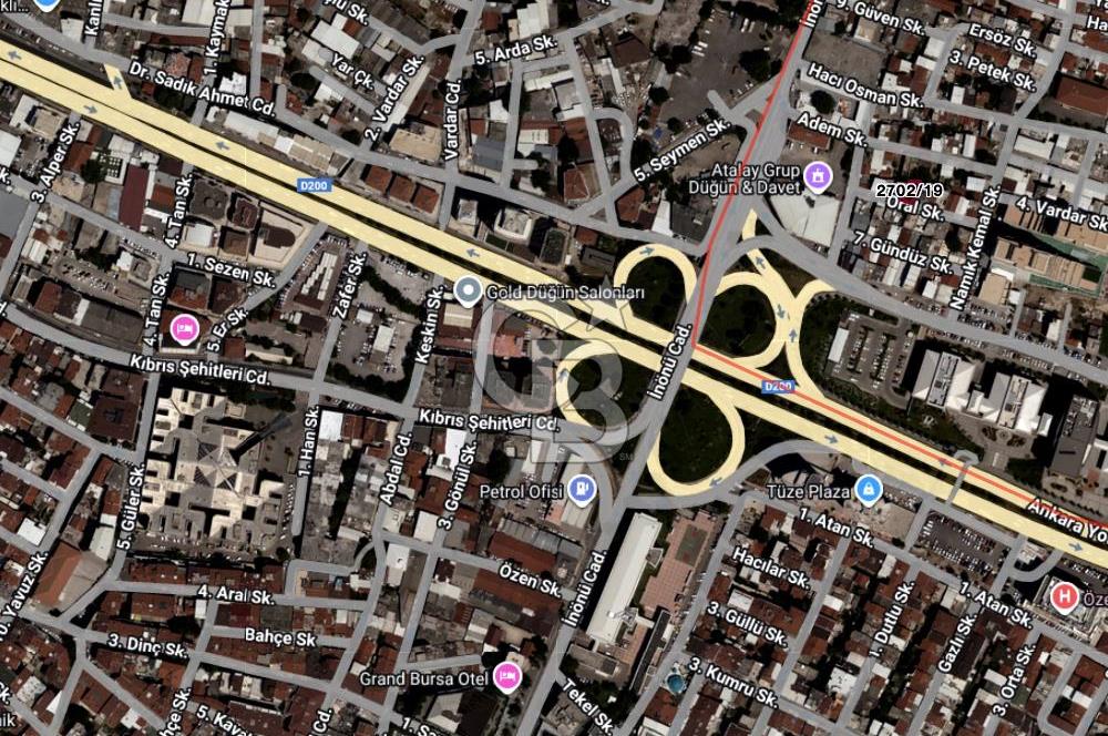 CB BLACK'TAN OSMANGAZİ NAMIK KEMAL MAHALLESİ'NDE SATILIK ARSA