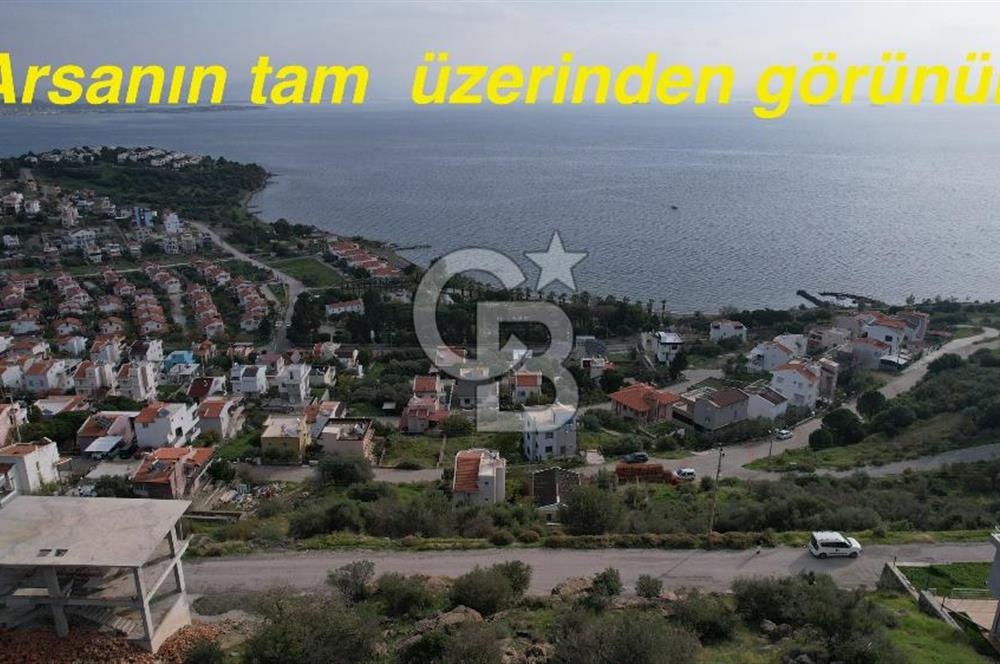 ÇANDARLI EYKODA FULL DENİZ MANZARALI VİLLA İMARLI ARSA
