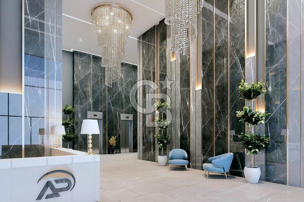 İSTPORT TERRACE METRO DURAĞINDA EN GÜZEL CEPHE SATILIK 4.KAT 2+1