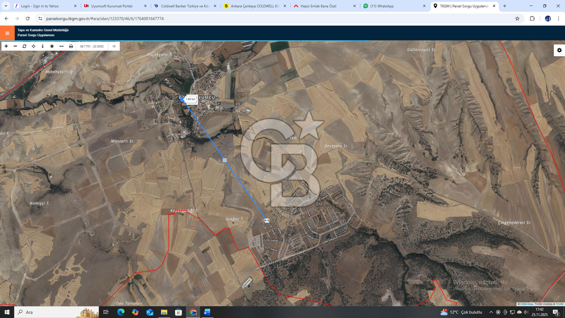 Ballıkuyumcu'da Villa İmarlı Tek Tapu Arsa