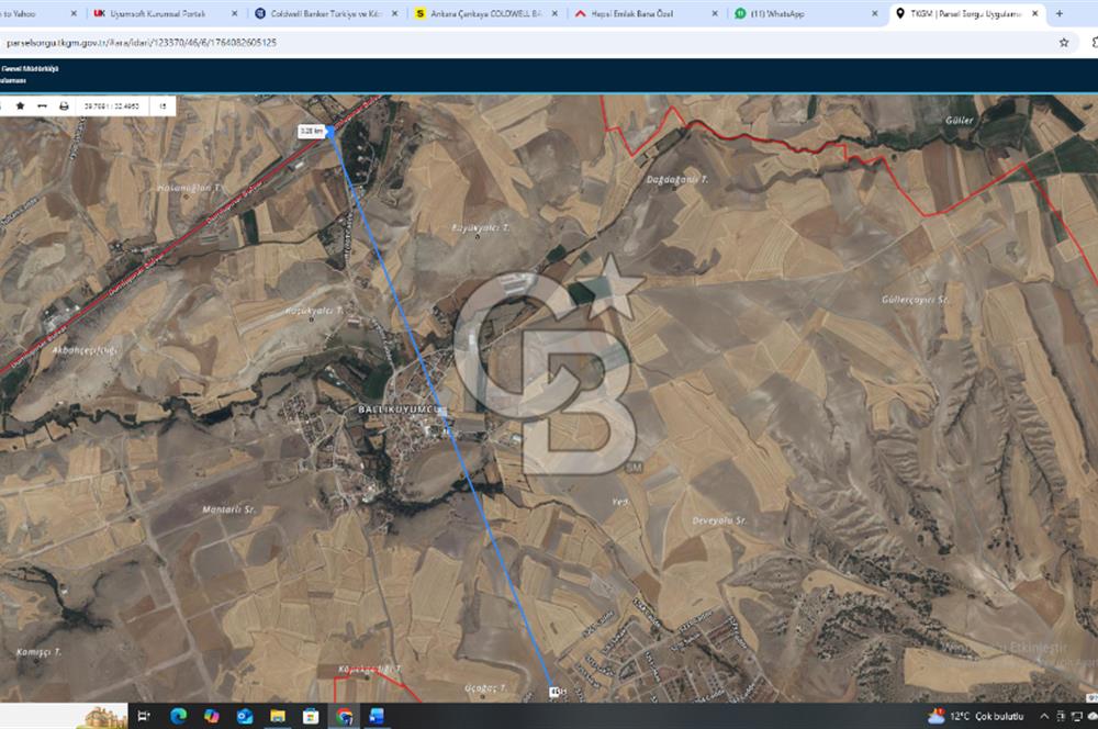 Ballıkuyumcu'da Villa İmarlı Tek Tapu Arsa