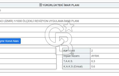 ALİAĞA HELVACI HATUNDERE DE MÜSTAKİL PARSEL KÖŞE İMARLI ARSA