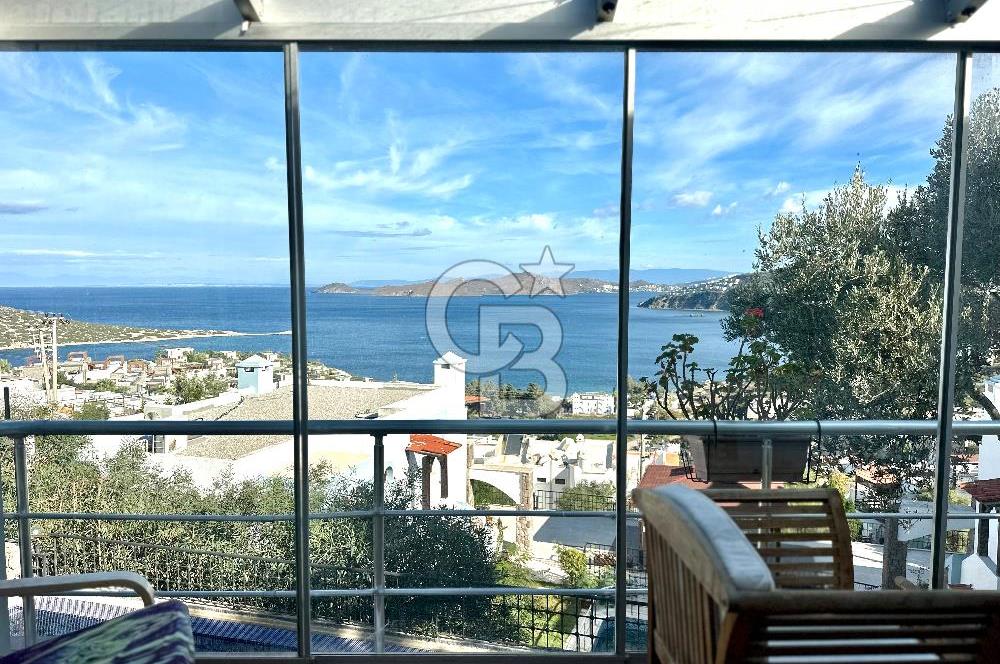 Bodrum Koyunbaba Satılık Deniz Manzaralı 2 Adet Villa