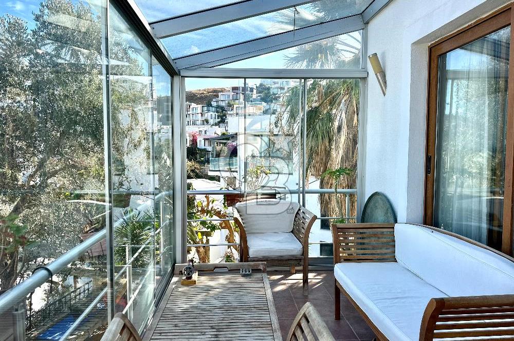 Bodrum Koyunbaba Satılık Deniz Manzaralı 2 Adet Villa