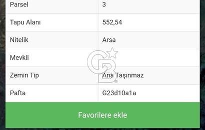 Ulasli deniz manzarali arsa