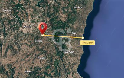 ÇANAKKALE AYVACIK SÖĞÜTLÜ' DE ASOS GÜZELGAHINDA SATILIK 40.000M2 TARLA