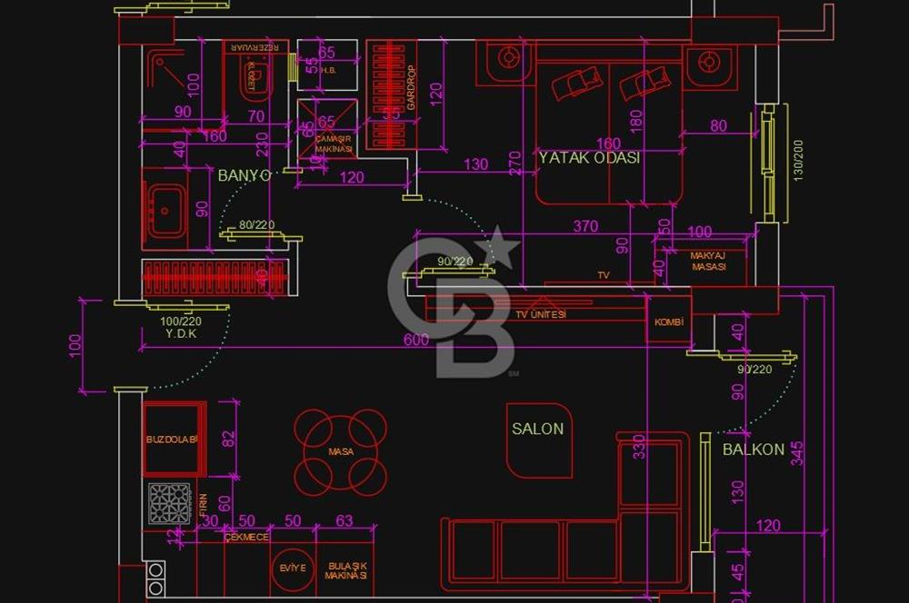 Esenboğa'da 48 m2 1+1 Daireler Ağustos Teslim Vade Farksız Taksitli 