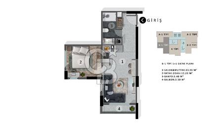 Süleyman Demirel'de Projeden Ultra Lüx 1+1 Yatırım Fırsatı