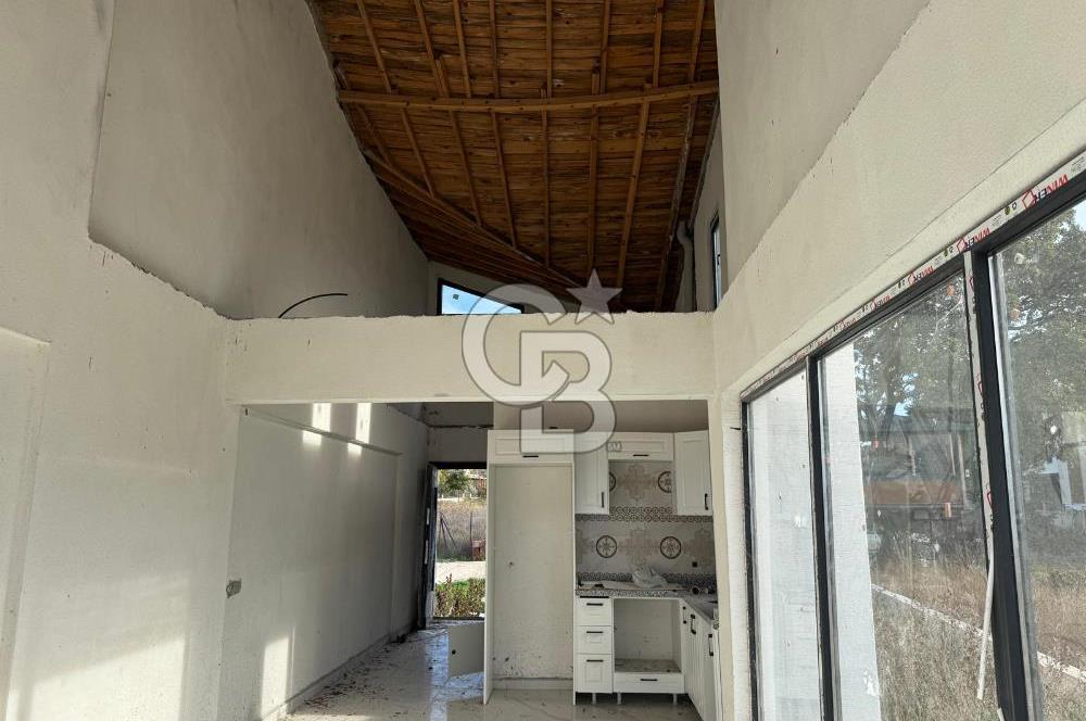 ÇANAKKALE SALTIK'TA DENİZE SIFIR YAPIM AŞAMASINDA EMSALSİZ İKİZ VİLLA 