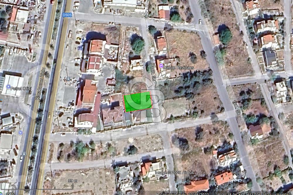 Karaburun Mordoğan Merkez’de Caddeye Yakın Villa Arsası