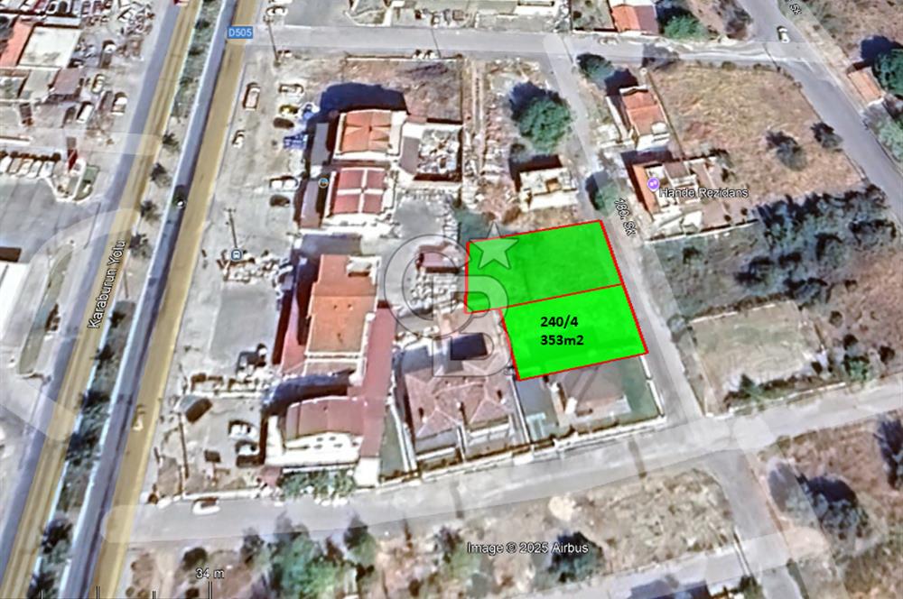 Karaburun Mordoğan Merkez’de Caddeye Yakın Villa Arsası