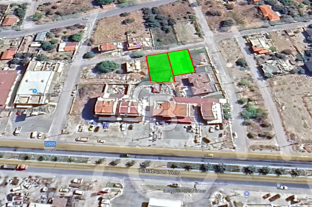 Karaburun Mordoğan Merkez’de Caddeye Yakın Villa Arsası