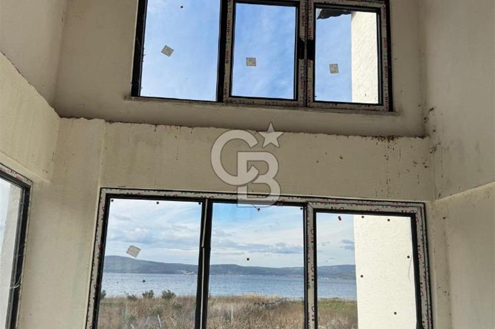 ÇANAKKALE SALTIK'TA DENİZE SIFIR YAPIM AŞAMASINDA EMSALSİZ İKİZ VİLLA 
