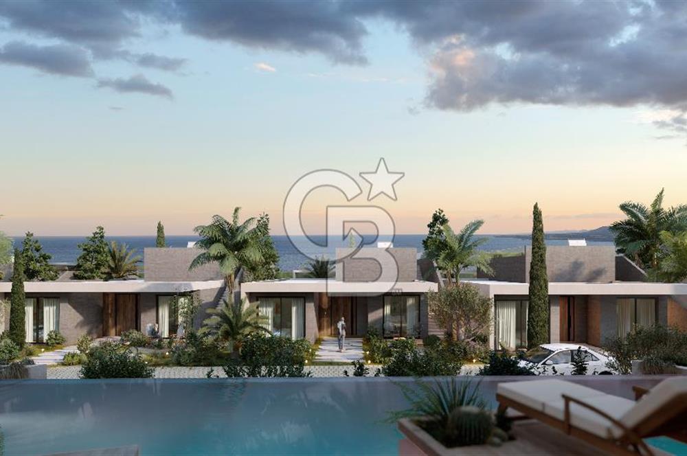 Kıbrıs Girne Esentepe Bölgesinde Panoramik Manzaralı Satılık 3+1 Lüx Villa