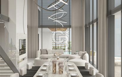 Kıbrıs Girne Esentepe Bölgesinde Full Deniz Manzaralı Satılık 4+1 Lüx Villa