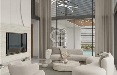 Kıbrıs Girne Esentepe Bölgesinde Full Deniz Manzaralı Satılık 4+1 Lüx Villa