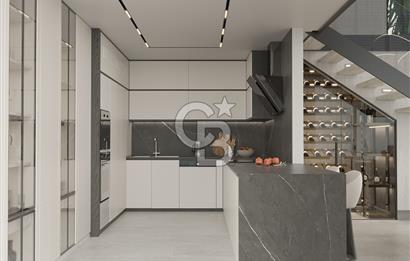 Kıbrıs Girne Esentepe Bölgesinde Full Deniz Manzaralı Satılık 4+1 Lüx Villa