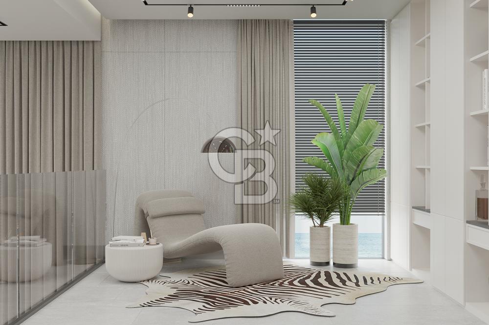 Kıbrıs Girne Esentepe Bölgesinde Full Deniz Manzaralı Satılık 4+1 Lüx Villa