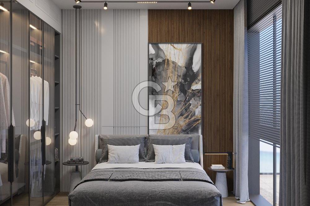 Kıbrıs Girne Esentepe Bölgesinde Panoramik Manzaralı Satılık 3+1 Lüx Villa