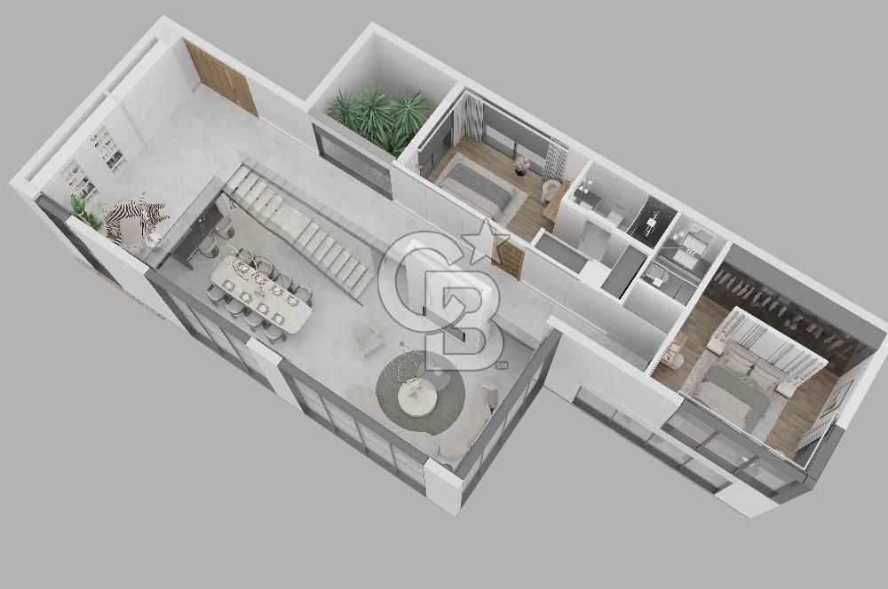 Kıbrıs Girne Esentepe Bölgesinde Full Deniz Manzaralı Satılık 4+1 Lüx Villa