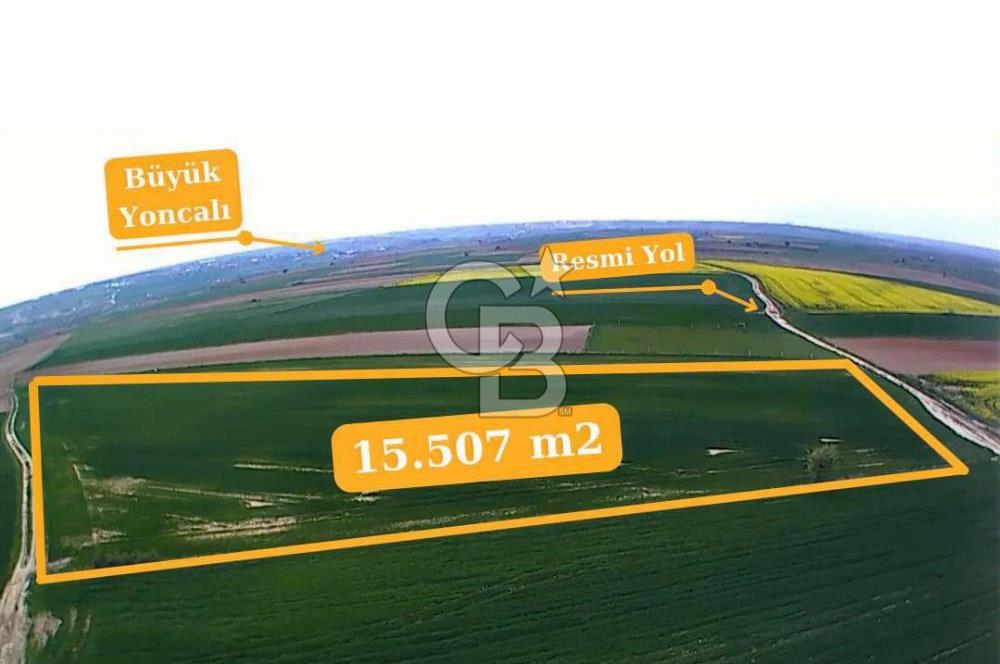 Tekirdağ Kapaklı 15.507m²-Müstakil Tapu Yatırımlık Fırsat Tarla