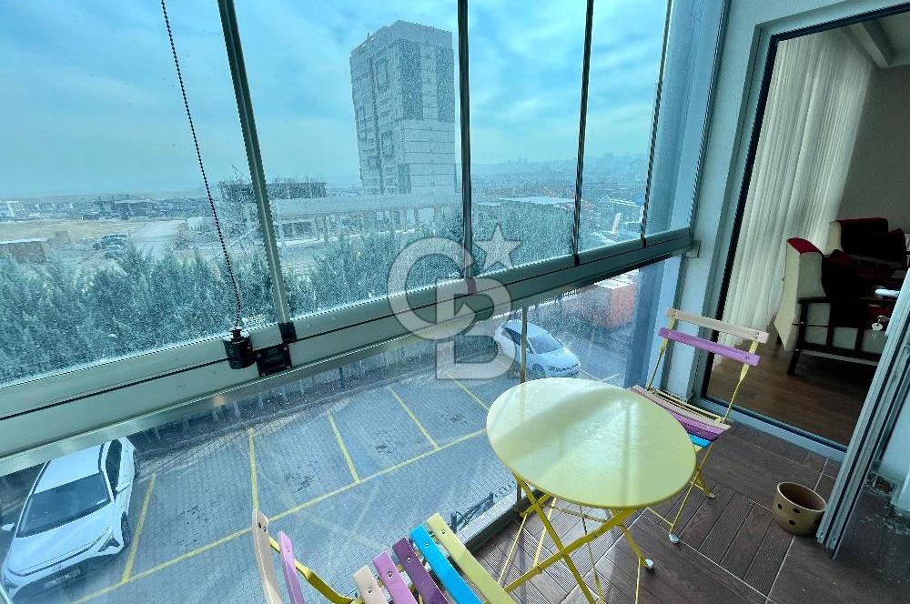 YENİ BAĞLICA OZAN CITY'DE 2+1 EŞYALI KİRALIK DAİRE