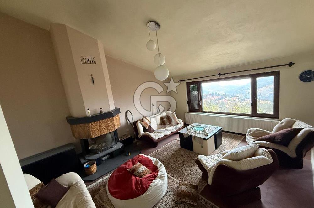 SAKLIKENT'TE DOĞA VE ŞEHİR MANZARALI EŞYALI 3+1 VİLLA