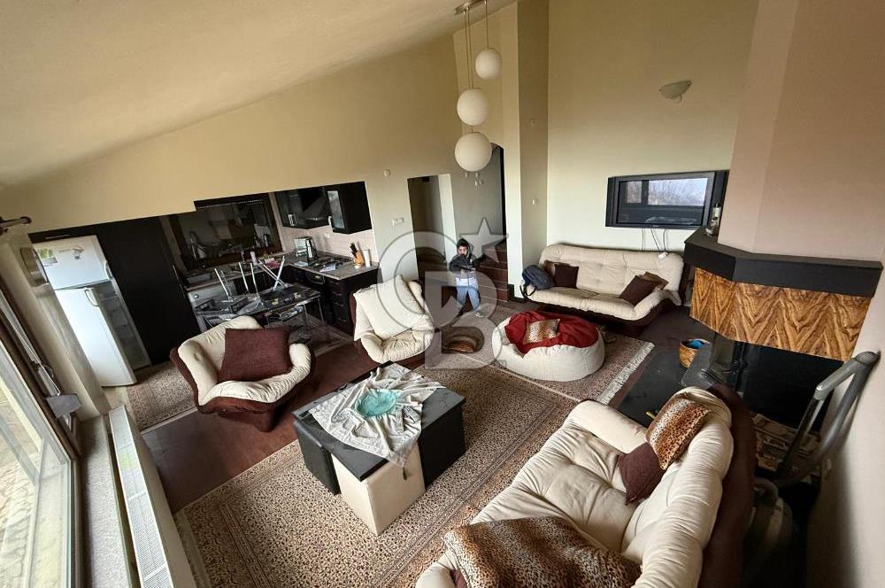 SAKLIKENT'TE DOĞA VE ŞEHİR MANZARALI EŞYALI 3+1 VİLLA