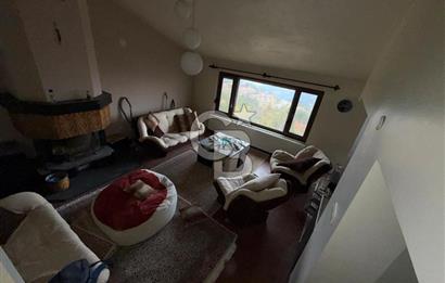 SAKLIKENT'TE DOĞA VE ŞEHİR MANZARALI EŞYALI 3+1 VİLLA