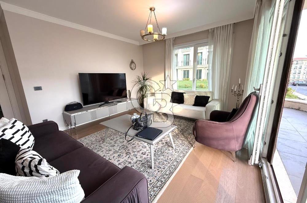 DENİZ İSTANBUL MERCAN KONAKLARI KEYİFLİ BAHÇE KATI SATILIK 3+1