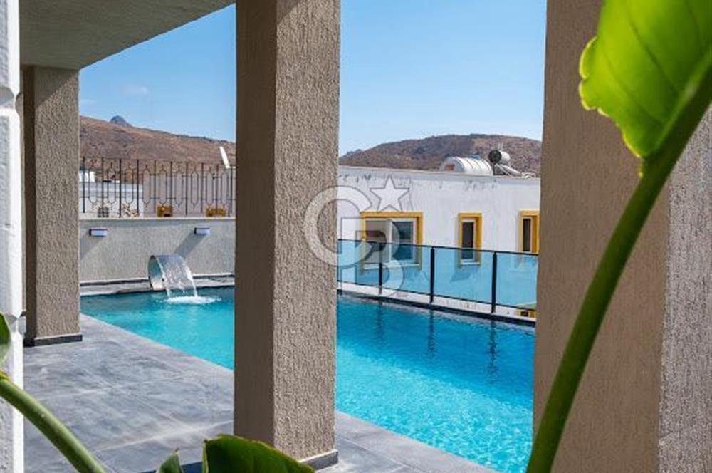 Bodrum Akyarlar'da Satılık Deniz manzalı Müstakil Havuzlu villa