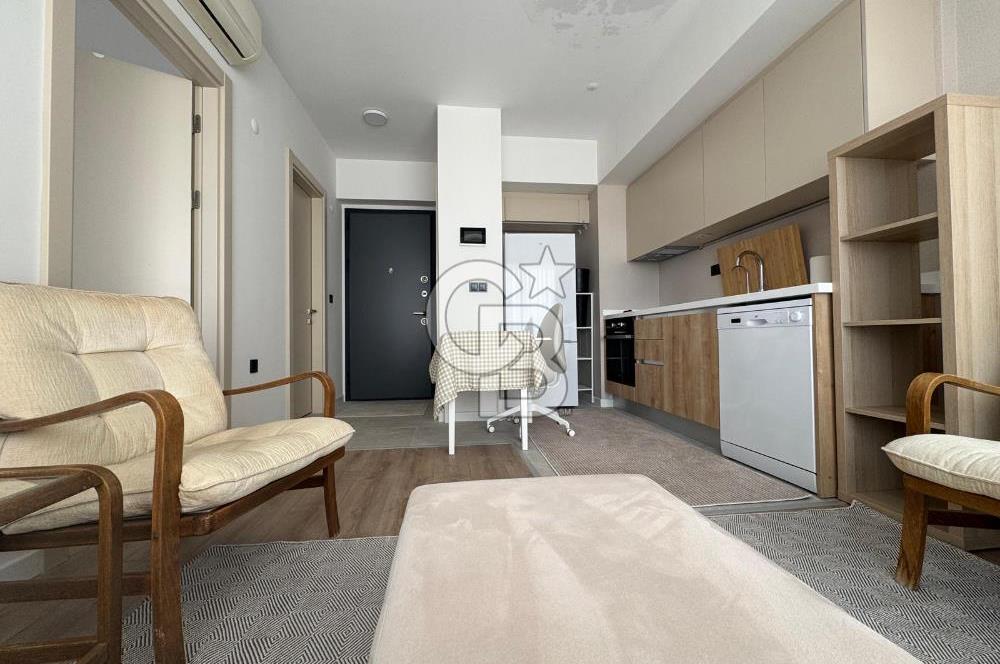 GAYDA VERA HARİKA CEPHE EŞYALI, BÜYÜK BALKONLU, KİRALIK 1+1 DAİRE