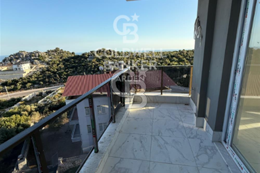 CB ARDENDEN DEMRE BOZDAĞ DA DENİZ MANZARALI 2+1 SATILIK DAİRE