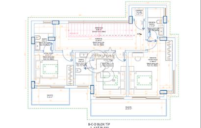 DENİZ MANZARALI 2500M2 İÇERİSİNDE 5 ADET ULTRA LÜKS VİLLA