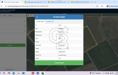 BERGAMA ZEYTİNDAĞ'DA KÖY İÇİNDE MÜSTAKİL SATILIK ARSA