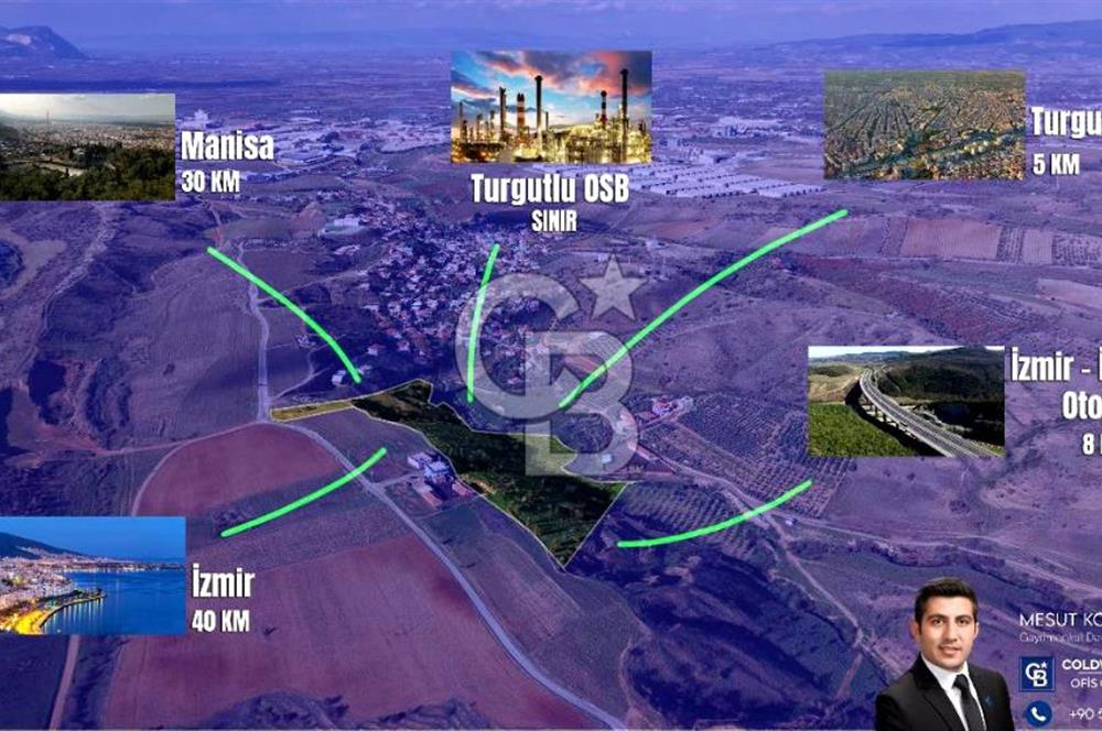 Turgutlu OSB Sınırında 25.700m² Yatırımlık Tarla