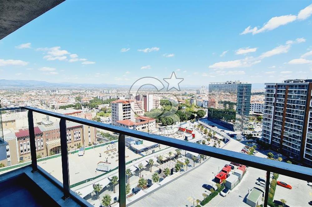 Manisa Meydan Sitesi Havuz Cephe Eşyalı Kiralık1+1 Daire