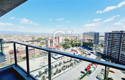 Manisa Meydan Sitesi Havuz Cephe Eşyalı Kiralık1+1 Daire