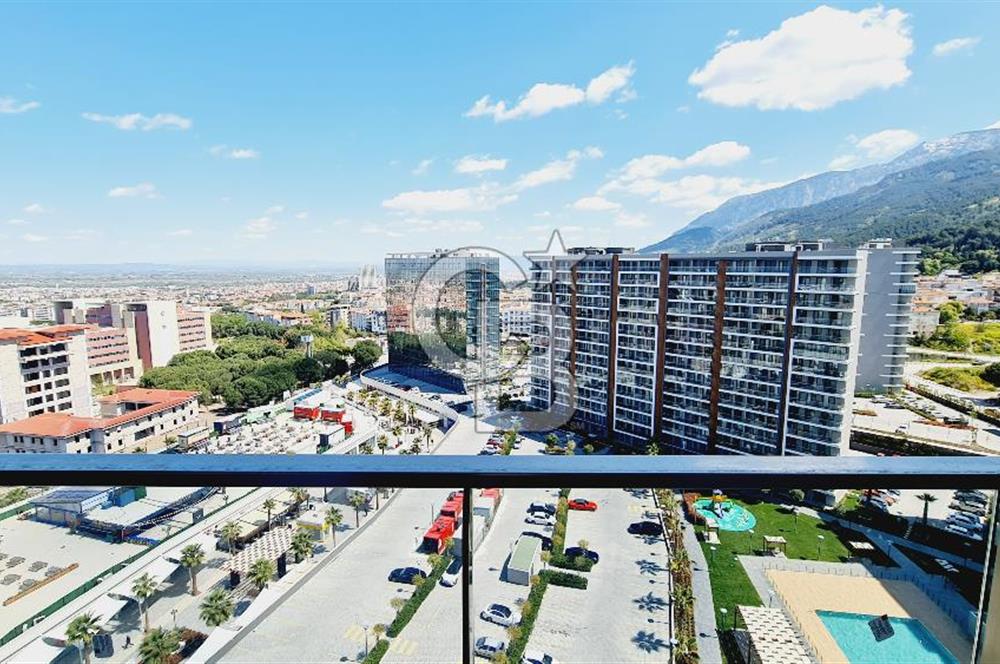 Manisa Meydan Sitesi Havuz Cephe Eşyalı Kiralık1+1 Daire