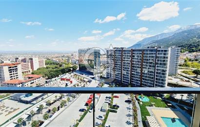 Manisa Meydan Sitesi Havuz Cephe Eşyalı Kiralık1+1 Daire